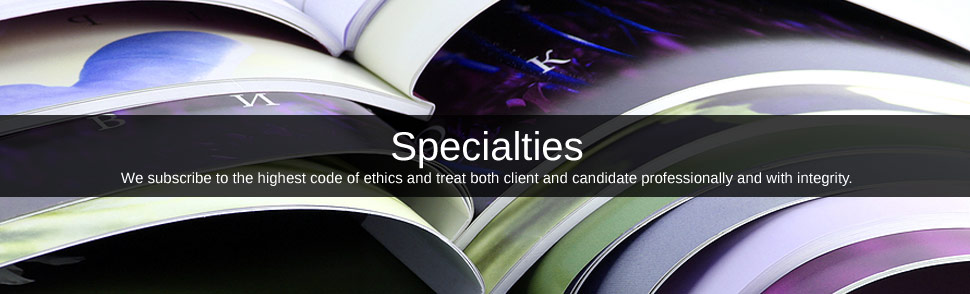 Graphic of showing the word Specialties